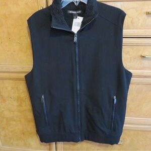 Michael Kors Cotton Black Vest
